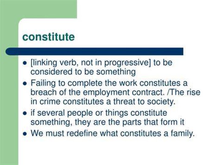 🔵 Constitute Constitute Meaning Constitute Examples Constitution