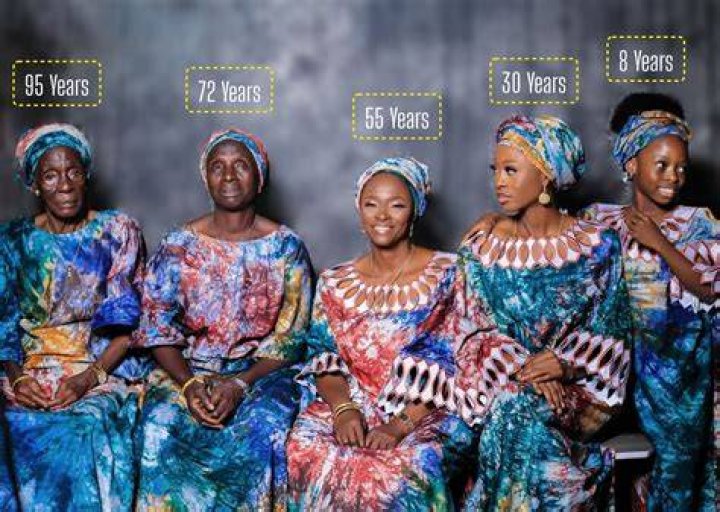 5 Generations Photo of a Nigerian Family Goes Viral on Social Media