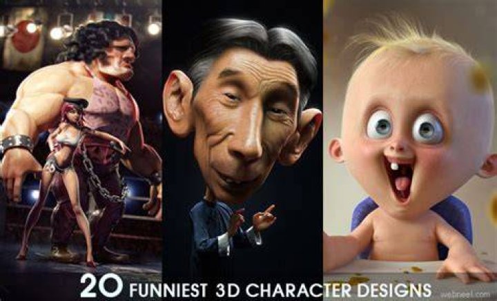 50 Most Funniest 3D character designs 3D Funny Characters