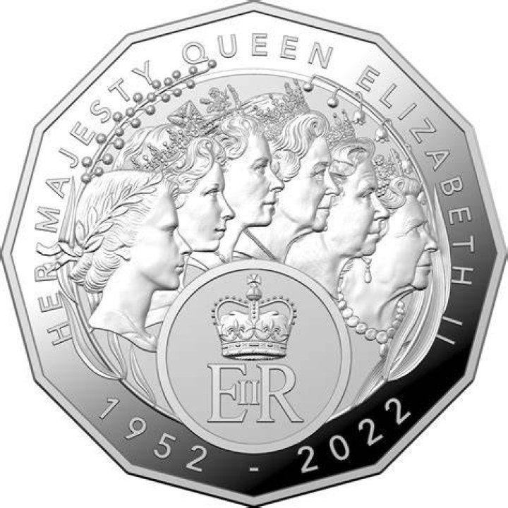50c 2023 Elizabeth Regina HM Queen Elizabeth II Commemoration UNC and