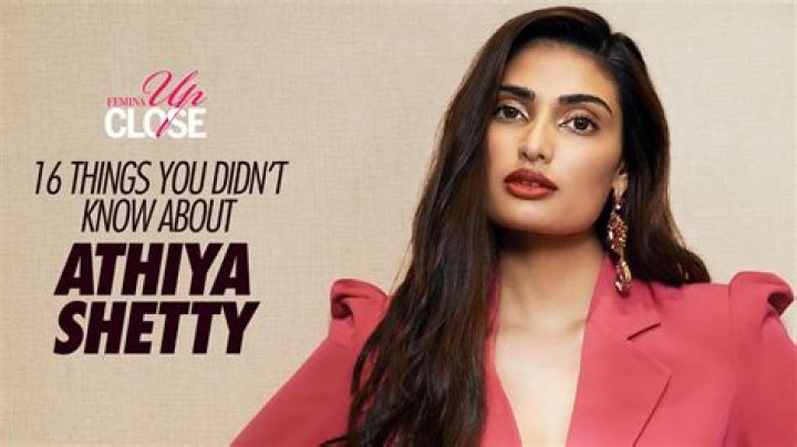 8 Things You Didn’t Know About Athiya Shetty