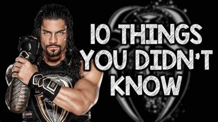 8 Things You Didn’t Know About Roman Reigns