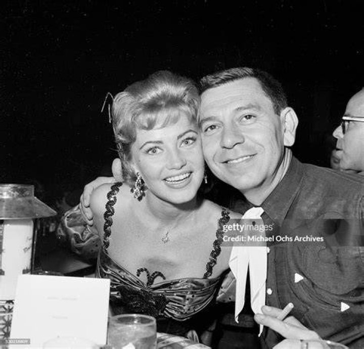 Actor Jack Webb with wife Jackie Loughery attend an event in Los