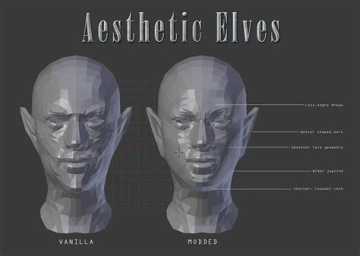 Aesthetic Elves at Skyrim Special Edition Nexus Mods and Community