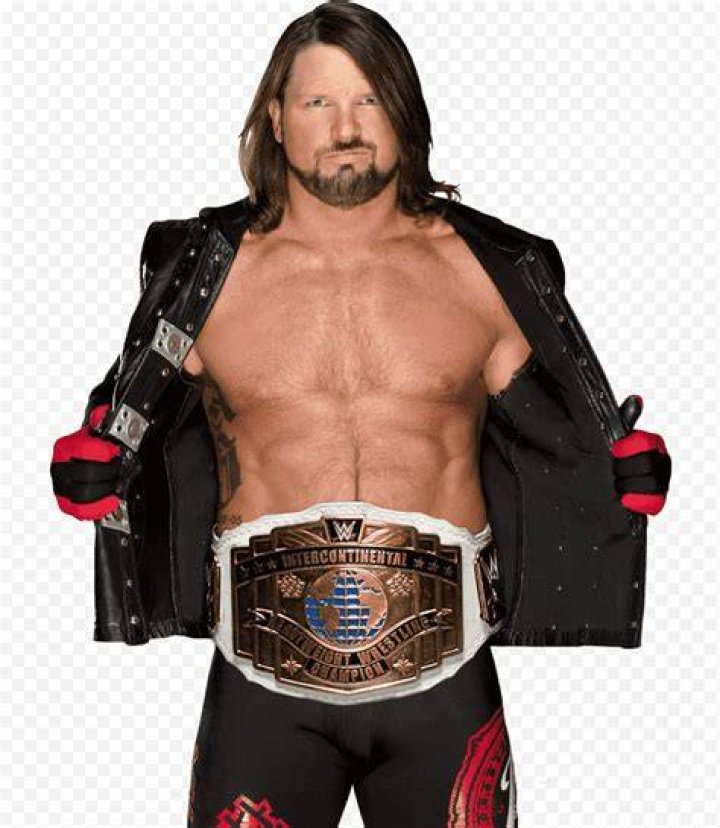 AJ Styles as the Intercontinental Champion