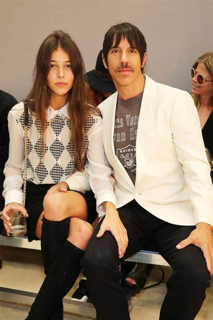 Anthony Kiedis and new girlfriend leave Blue Plate restaurant on