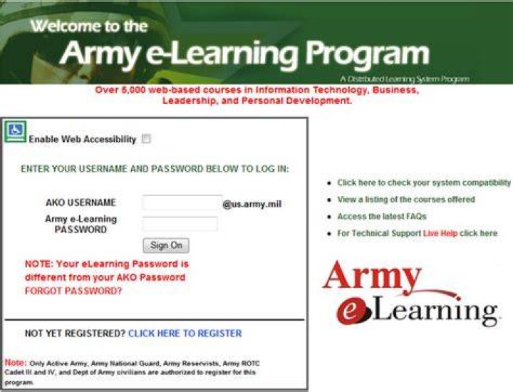 Army Skillport ELearning Login & Register Or Registration Guide UPDATED