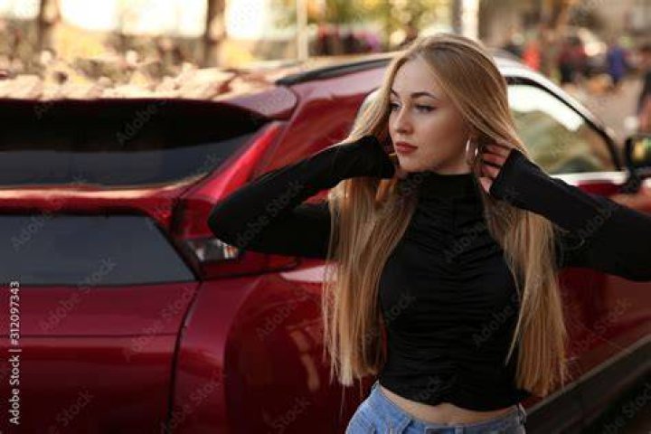 Automotive Sexy Girls My blonde hot girlfriend is having a new thong