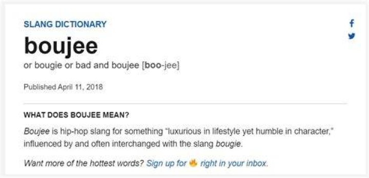 boujee Meaning & Origin Slang by