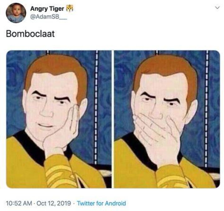 Cartoon Kirk Bomboclaat Know Your Meme