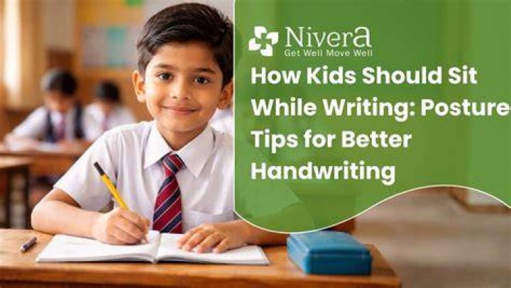 children writing while sitting at table