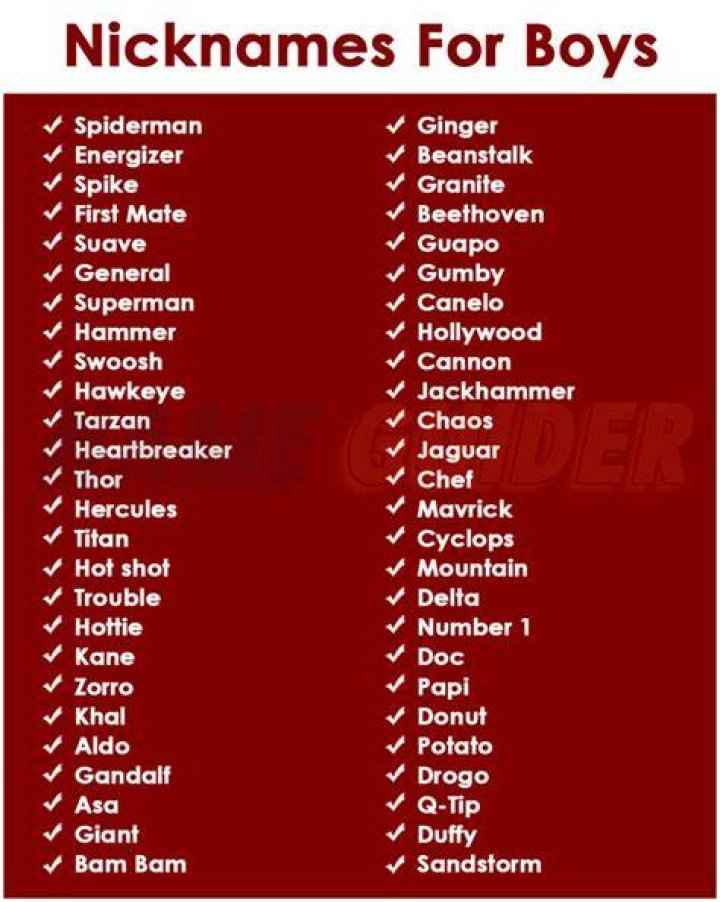 Cool Nicknames