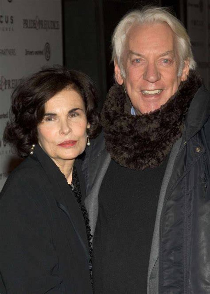 Donald Sutherland Wife Francine Racette Editorial Stock Photo Stock