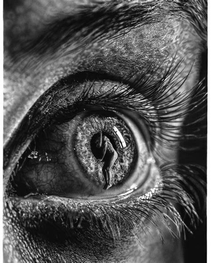 Dramatic Hyperrealism Drawing Infused with Surrealism by Jono Dry