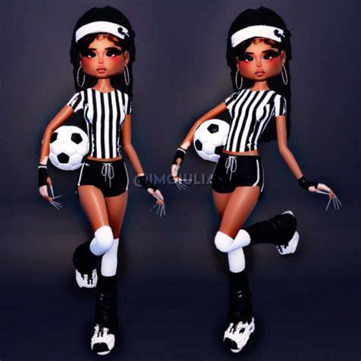 Dress to impress theme football player ️💙 in 2024 Football players