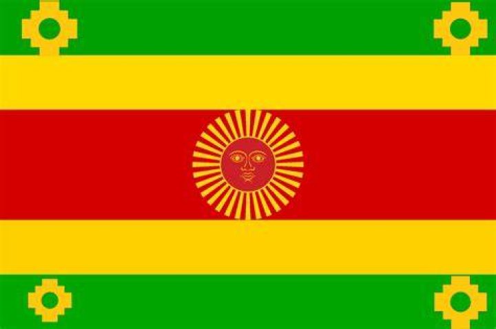 Flag for a modern Inca state. r/vexillology
