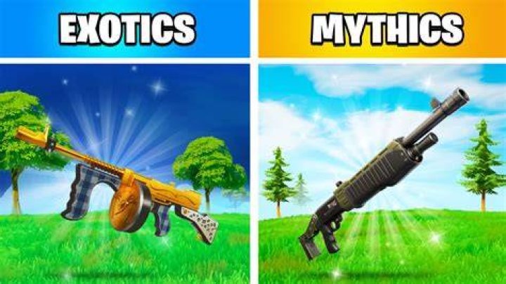 Fortnite Exotics And Mythics در فصل 4 فصل 1 همه سلاح ها و آیتم های