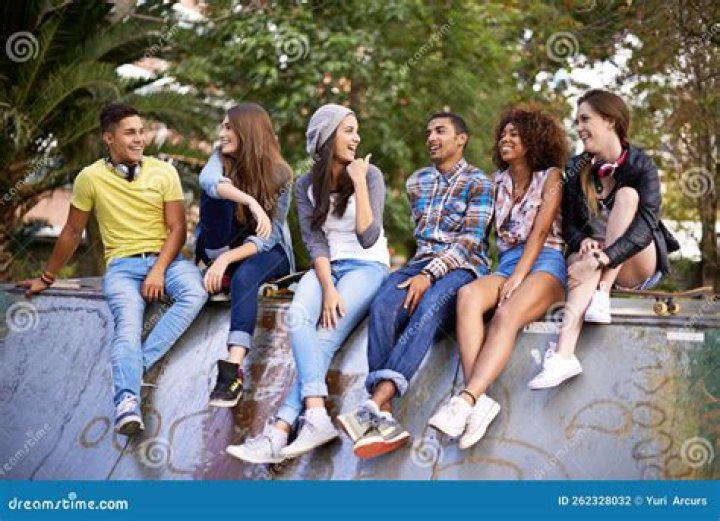 Friends hanging out