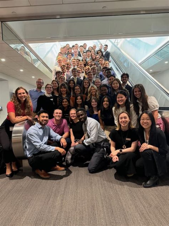 Group photo with other interns on clinic day.