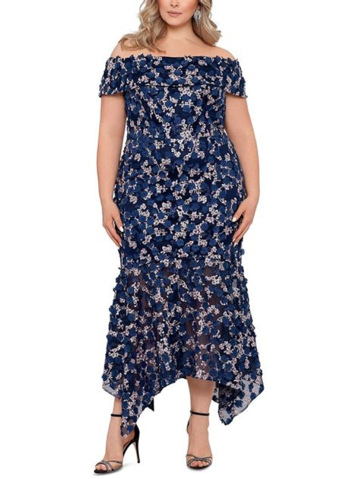 H&M MAMA Off-the-shoulder Dress, best maternity photoshoot dresses