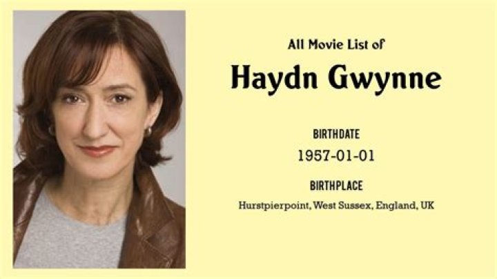 Haydn Gwynne List of Movies and TV Shows TV Guide