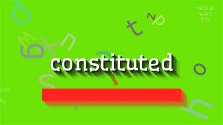 How To Say Constituted YouTube