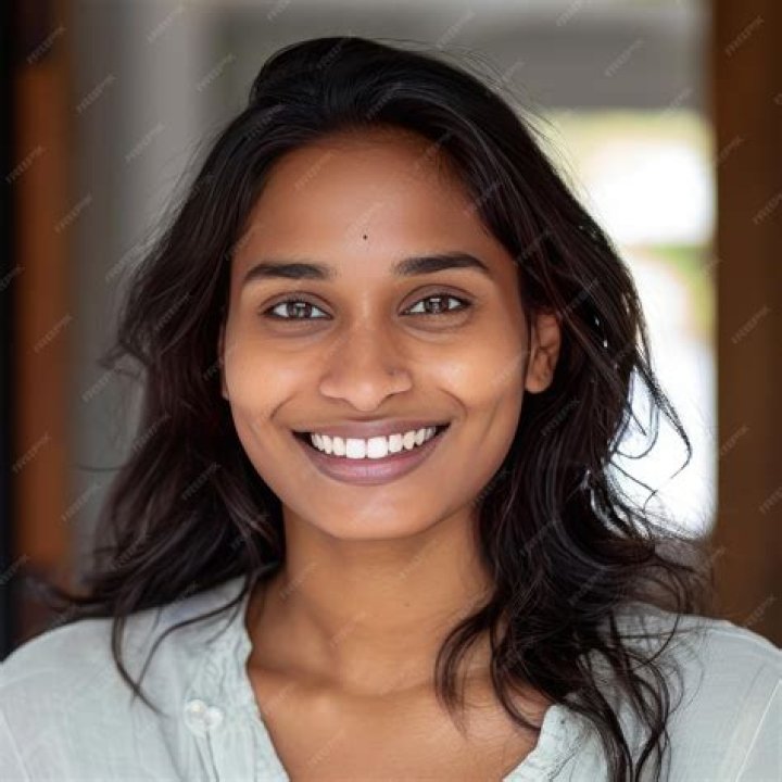 indian woman smiling