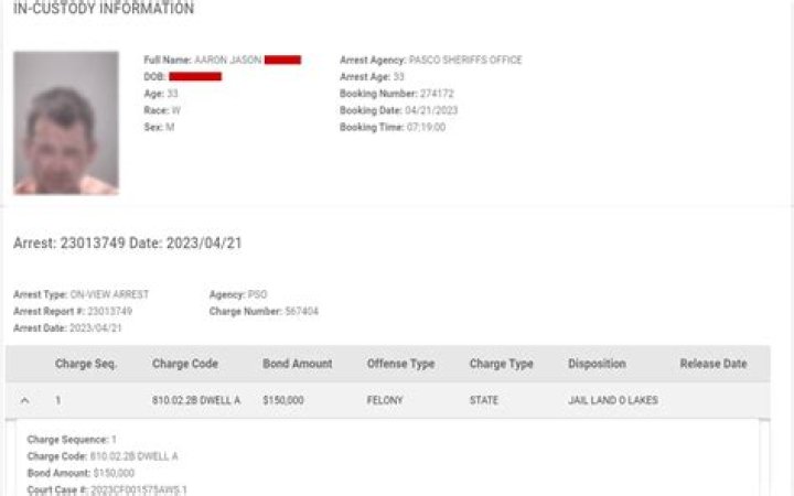Is Lloyd Hulme Arrested? Mugshot And DUI Charge Details