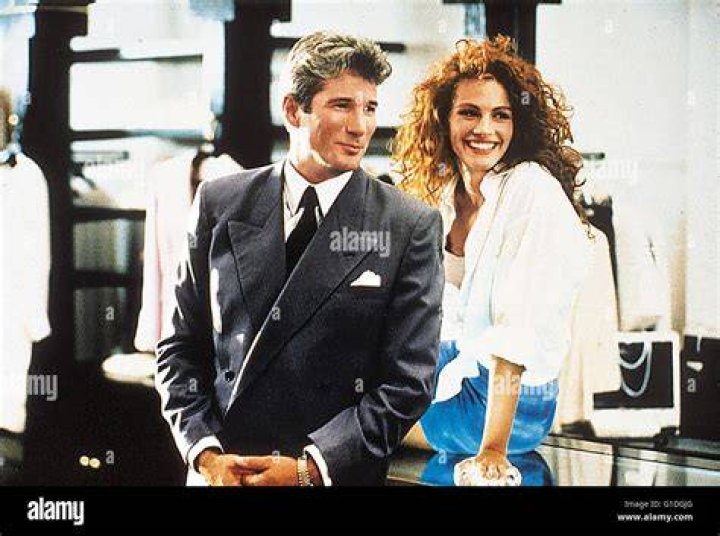 Julia Roberts and Richard Gere as Vivian and Edward on Pretty Woman | Image: Pinterest