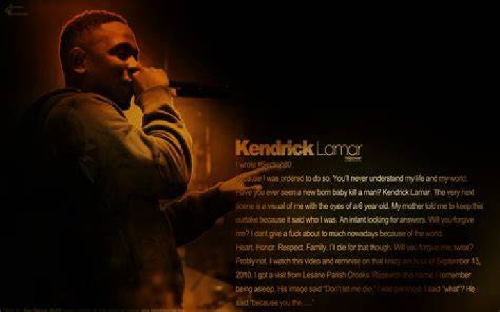 Kendrick Lamar Quotes Wallpapers Wallpaper Cave