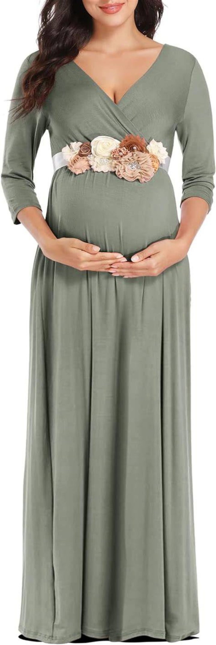 KIM S Maxi Dress with Flower