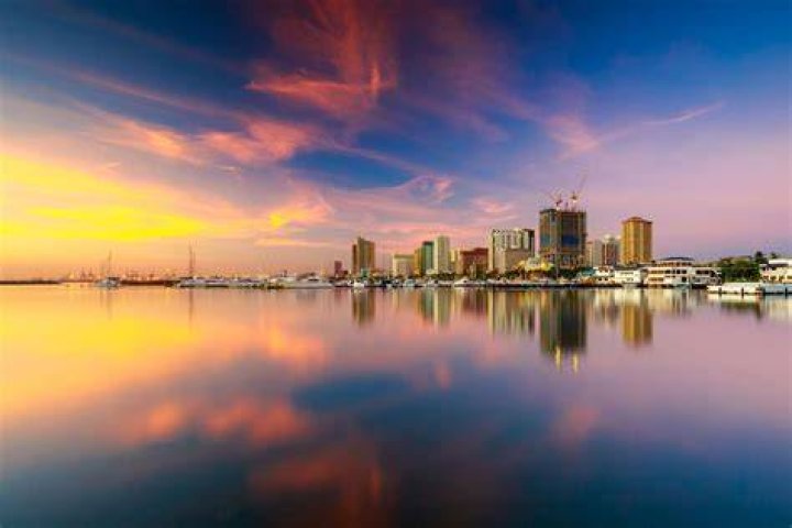 manila at sunset