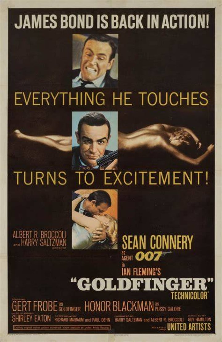 Marquee Poster Goldfinger 1964 US 1sheet