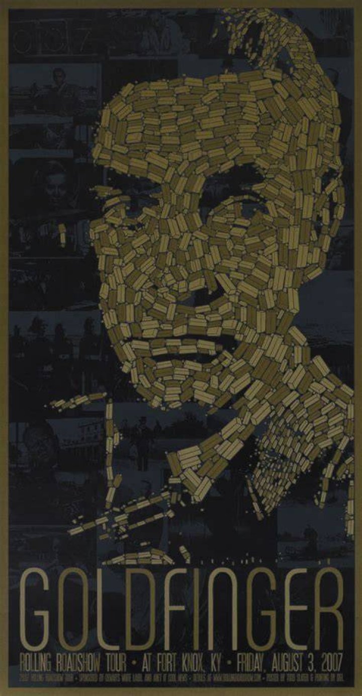 Marquee Poster Goldfinger 2007 US special