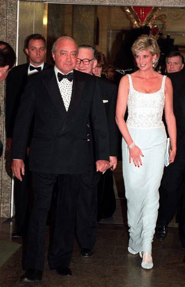 Mohamed Al-Fayed and Princess Diana.