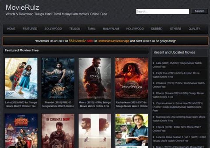 Movierulz Watch Bollywood and Hollywood Tamil Telugu Hindi Dubbed