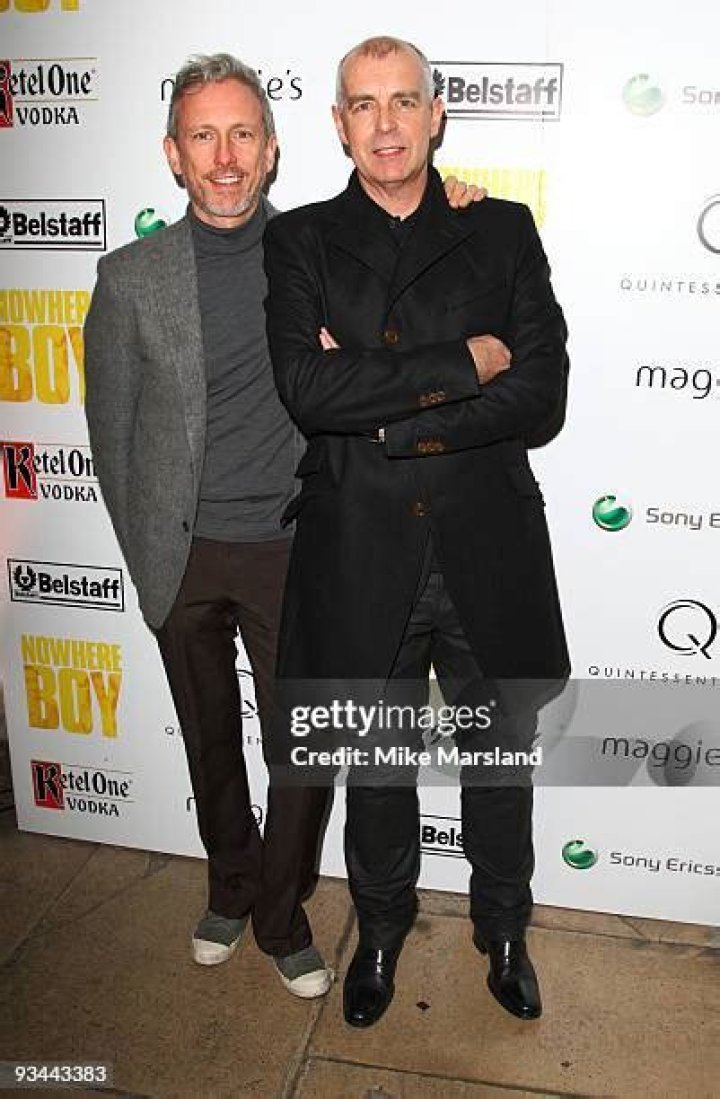 Neil Tennant and Patrick Cox attend the 20th anniversary party for