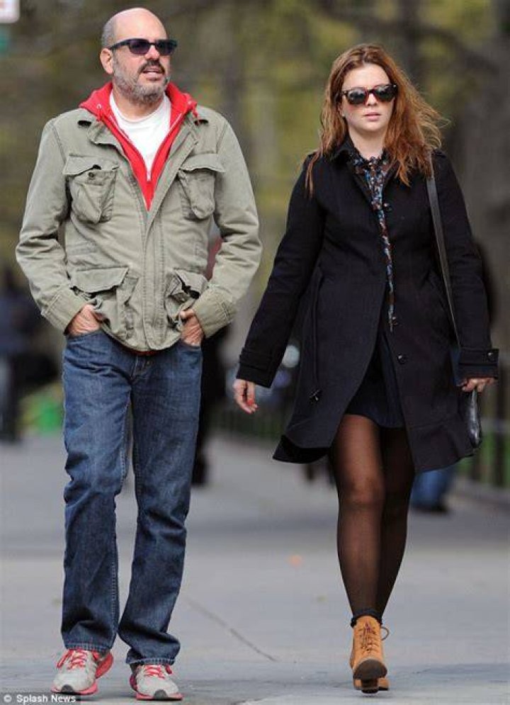 Newlyweds Amber Tamblyn and David Cross take a romantic stroll in