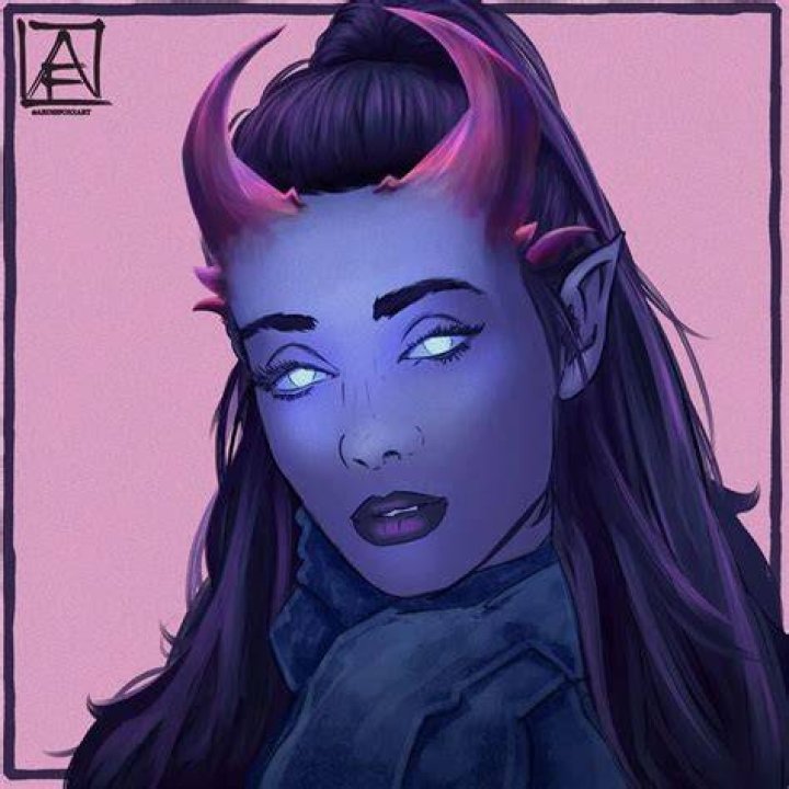 [OC] Aurora Prism, Mephistopheles tiefling sorcerer Tiefling sorcerer