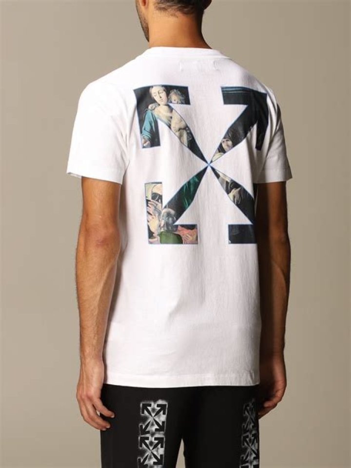 OffWhite Outlet Tshirt men Off White Black TShirt OffWhite