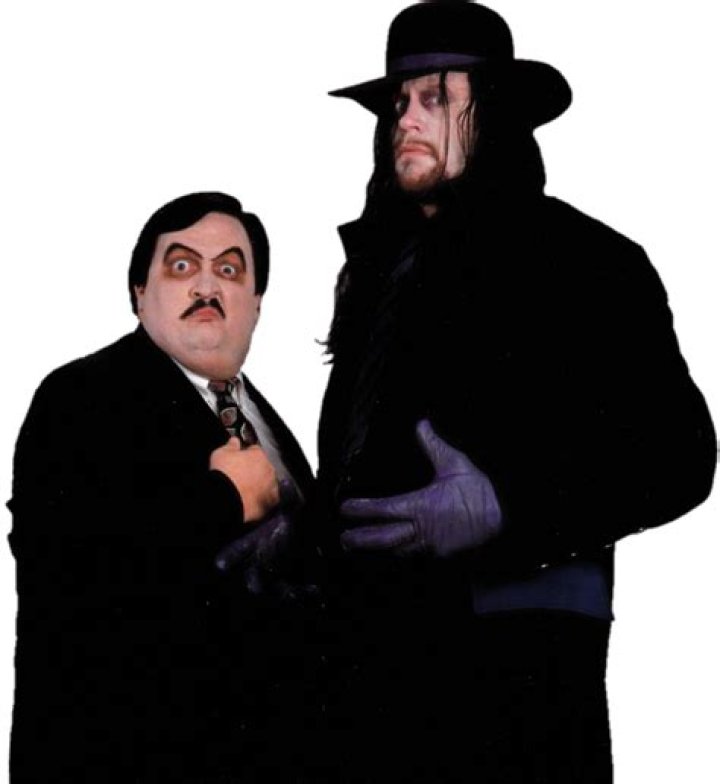Paul Bearer with The Undertaker