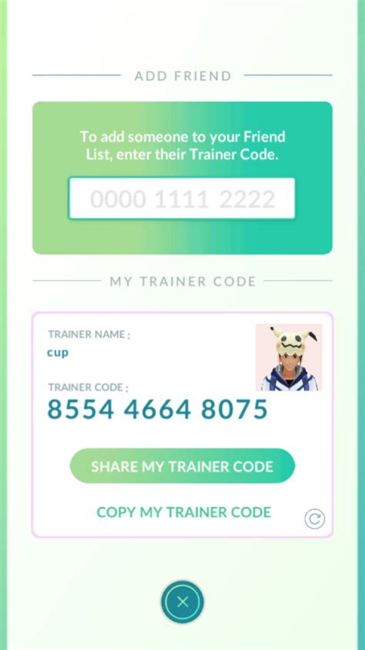 Pokémon GO Friend Code Sharing, Gifts and Trading Thread