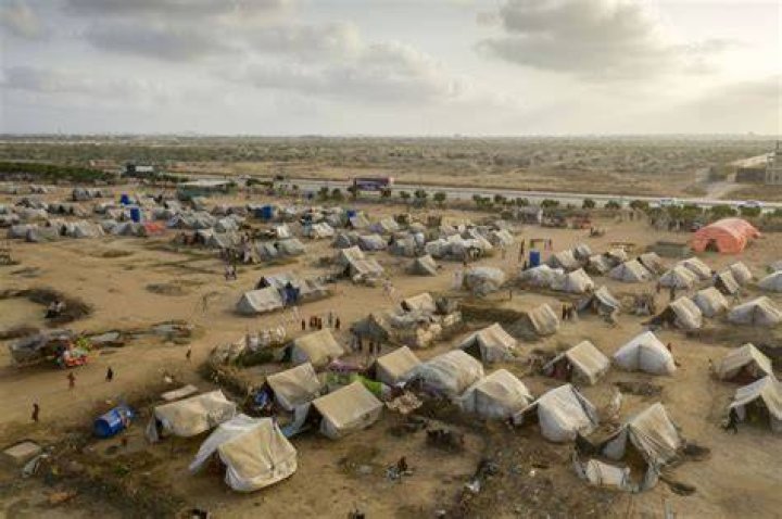 Refugee camp in Pakistan.