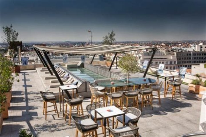 Rooftop bar Azotea Del Circulo in Madrid