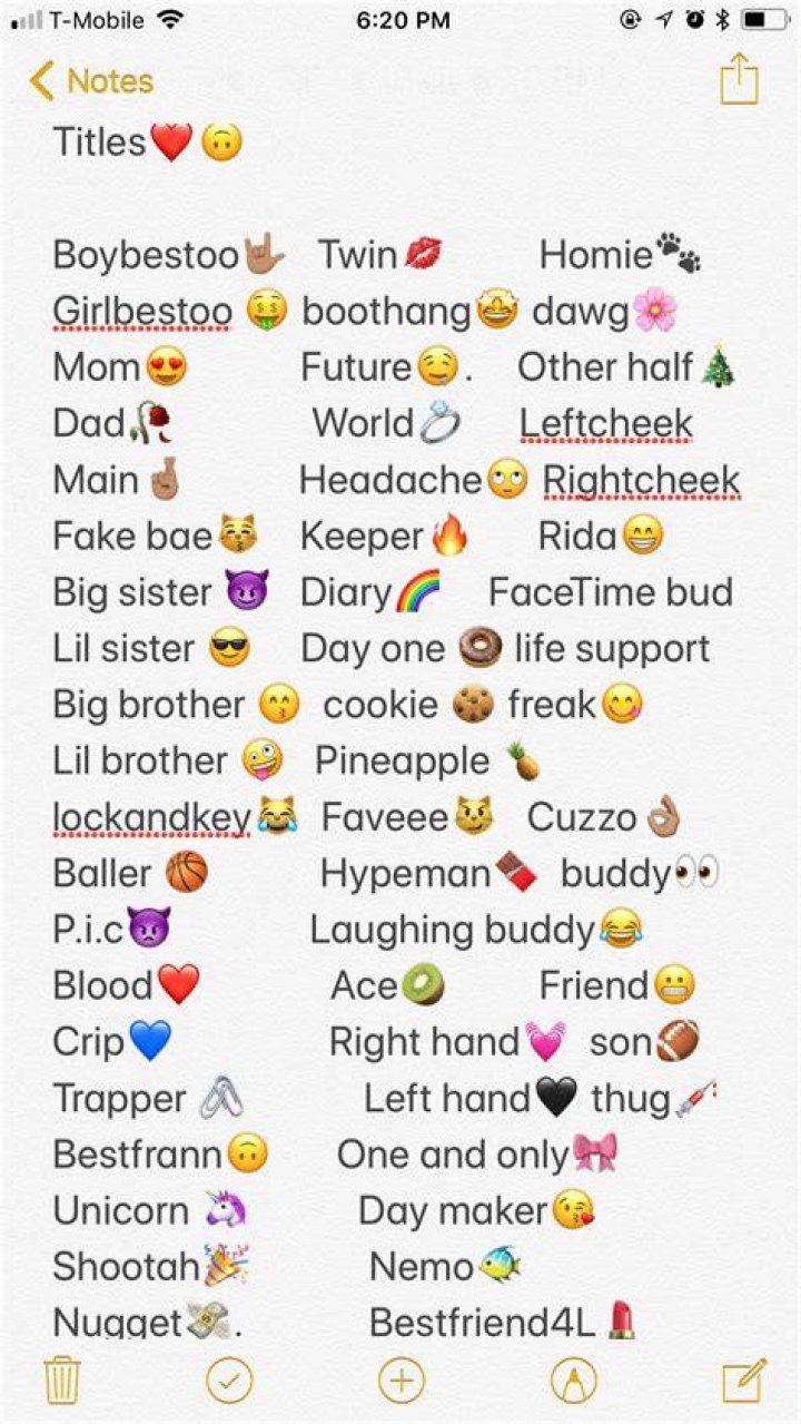Snapchat Nicknames Cute names for girlfriend, Nicknames for friends