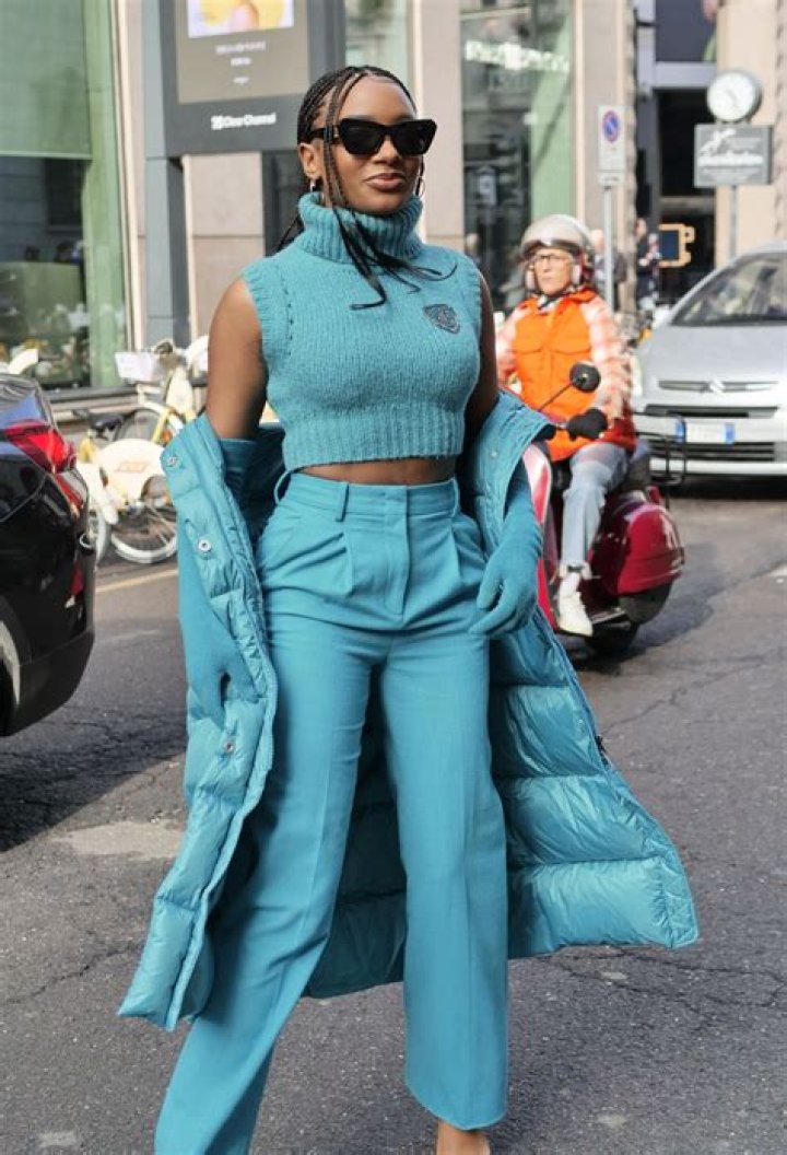 Temiloluwa Otedola Arriving at Ermanno Scervino Fashion Show in Milan