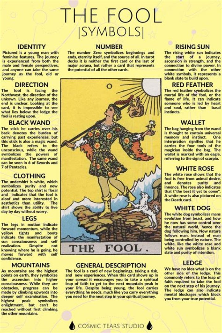 The Fool Tarot Card Description
