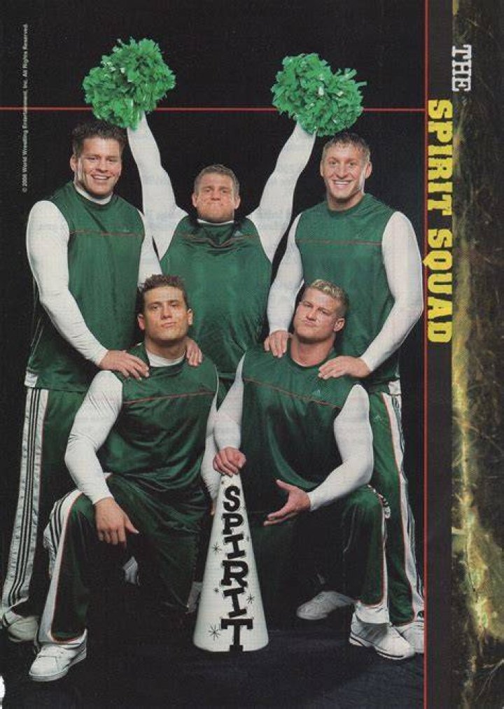 The Spirit Squad as World Tag Team champions