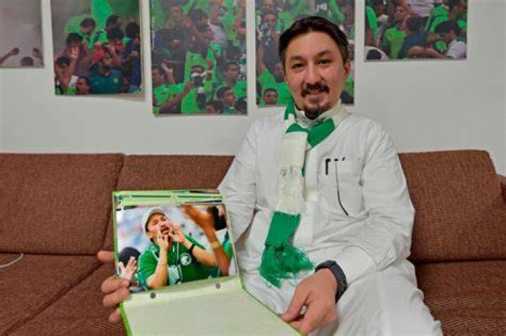 Travel-weary Saudi superfan awaits World Cup at 'home'