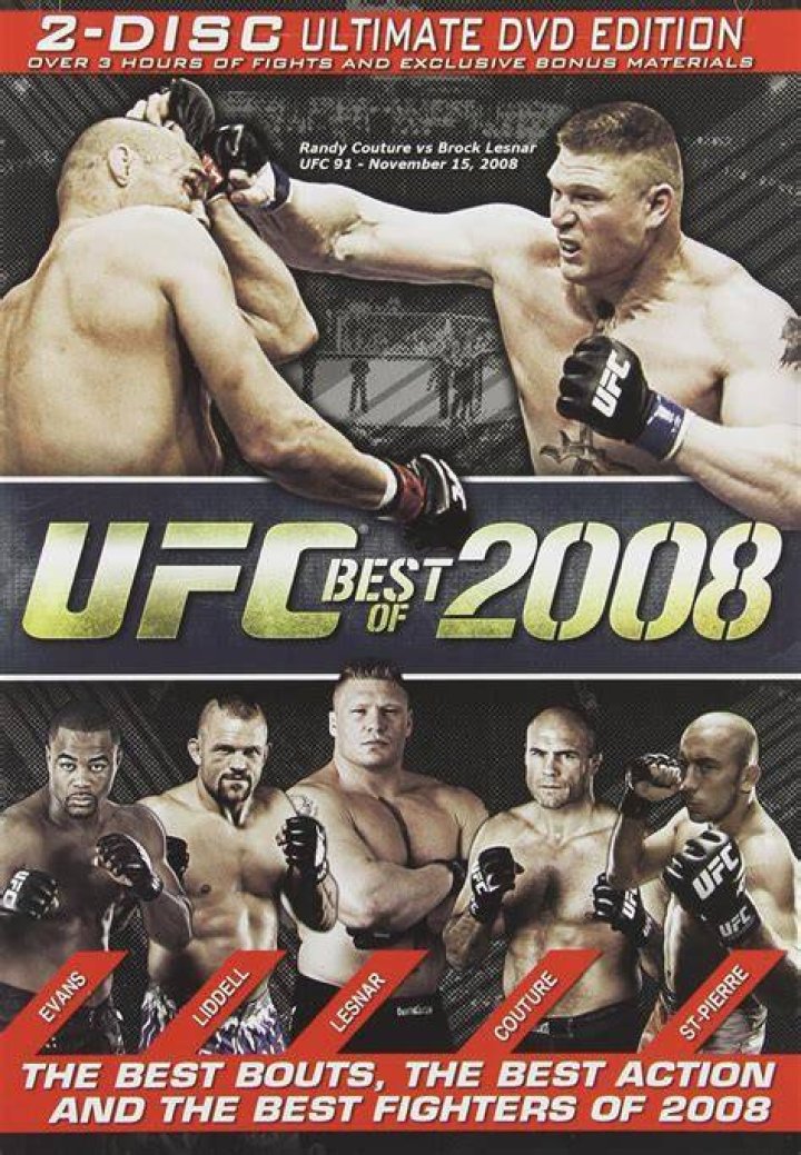 UFC Best of 2008 DVD (2 Discs) Martial Mania